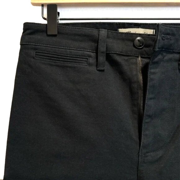 MADEWELL Emmett Wide-Leg Crop Pants in Black 26P - Picture 4 of 5